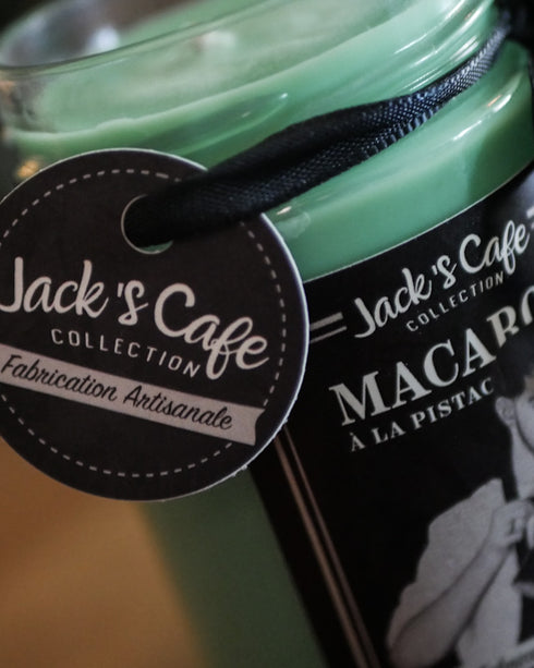 Bougie Macaron à la Pistache